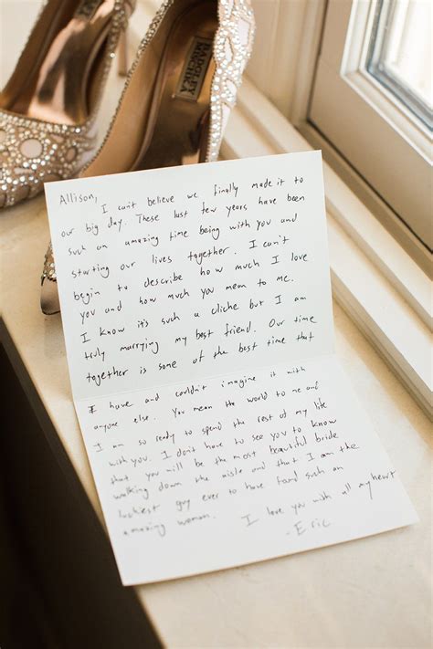 Sweet Letter To Husband On Wedding Day Cathey Colson