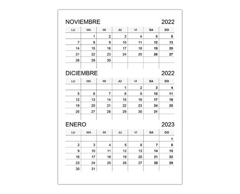 2022 Calendariossu