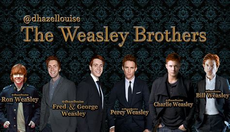 Dhazellouise On Twitter The Weasley Brothers Lnhfphcjhe