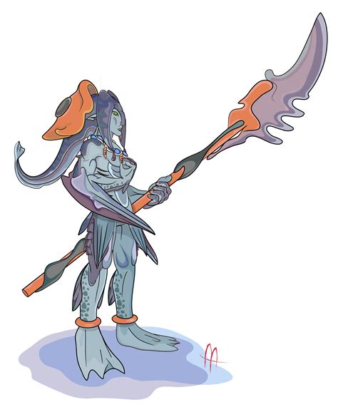 Zora Warrior Sketch By Adoublea On Deviantart