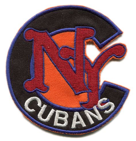 Collecting negro league baseball cards can be a challenging experience. NEW YORK CUBANS NEGRO LEAGUE BASEBALL 3.5" TEAM PATCH
