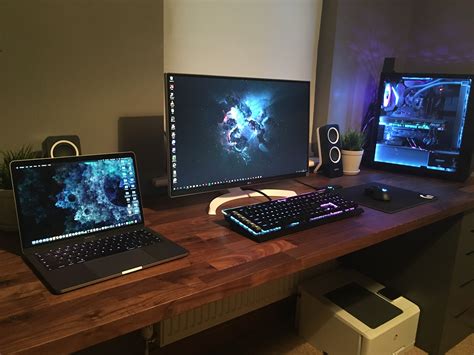 Learn how to position your gaming monitor, chair, keyboard, and mouse in the most optimal arrangement. https://ift.tt/2lT6x0P in progress | Gaming computer setup ...