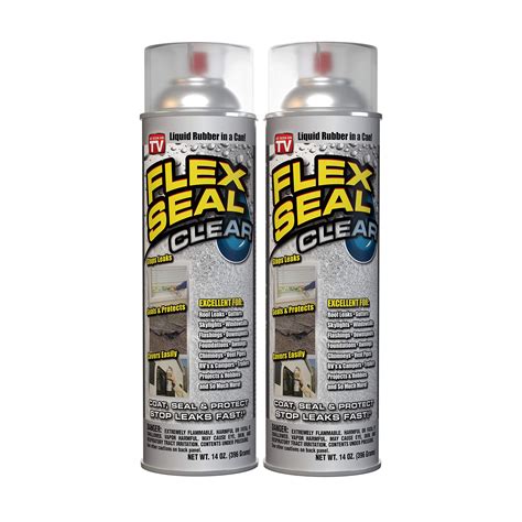 Buy Flex Seal 14 Oz 2 Pack Clear Stop Leaks Instantly Transparent