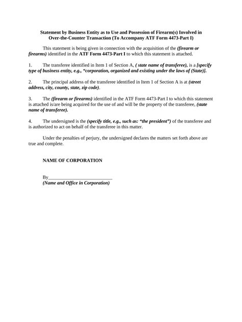 Atf Form 4473 Fill Out And Sign Printable Pdf Template Signnow
