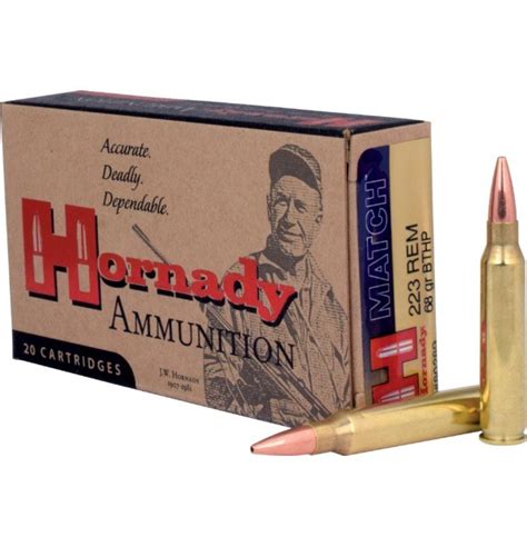 Hornady Ammunition 223 Rem 68grn Bthp 20 Pack Horn 80289 Cdsg Ltd