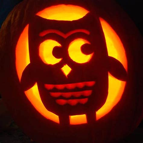 Cute Owl Pumpkin Stencil Cute Pumpkin Carving Pumpkin Carving