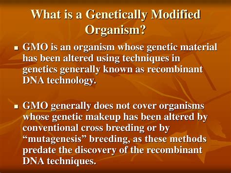 Ppt Gmo Genetically Modified Organisms Powerpoint Presentation Free