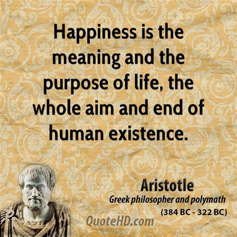 Aristotle Quotes On Happiness Quotesgram