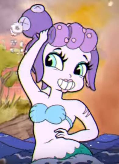 A Pic Of Cala Maria From Cuphead Without Getting Shot Near Her Right Arm Cala Maria Know