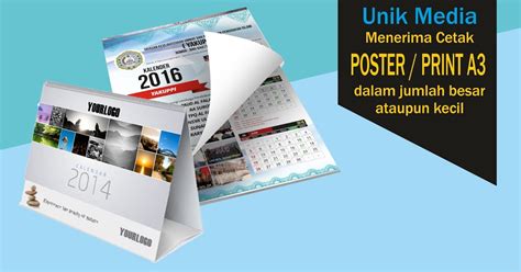 Cetak Kalender 2024 Sidoarjo Telpwa 0856 4550 1948 Percetakan