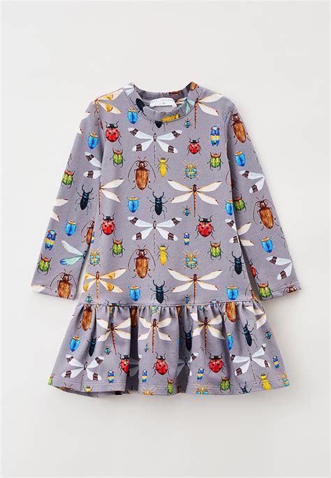 Платье Ete Children цвет серый Mp002xg029e1 — купить в интернет