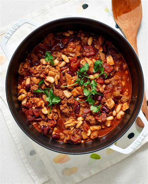 Healthy Turkey Chili Recipe Ambitious Kitchen The Kitchn