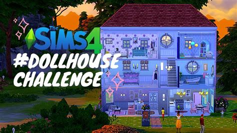 Sims 4 Dollhouse Challenge Speed Build 🤫 No Talking Sims 4