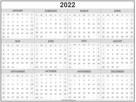 Free Printable Calendar 2022 Wiki Latest News Update