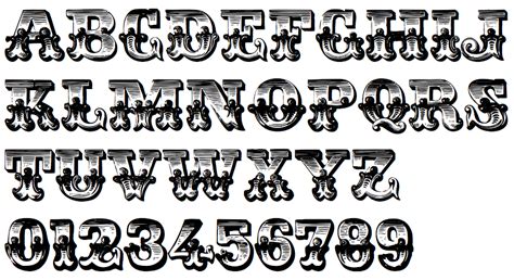 9 Ornate Victorian Font Images Victorian Alphabet Fonts Victorian