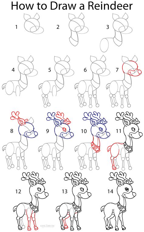 Https://tommynaija.com/draw/how To Draw A Cartoon Reindeer