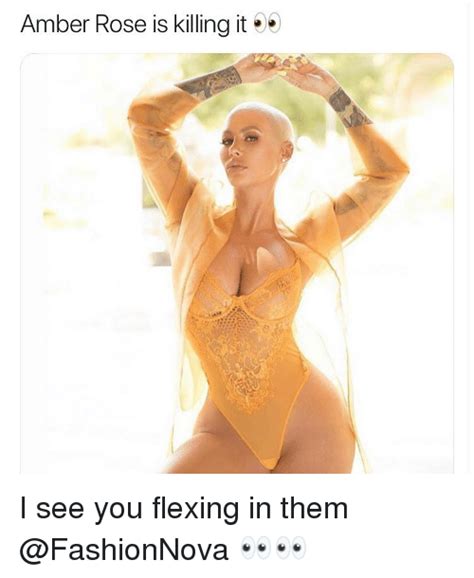 amber rose is killing it i see you flexing in them 👀👀 amber rose meme on me me
