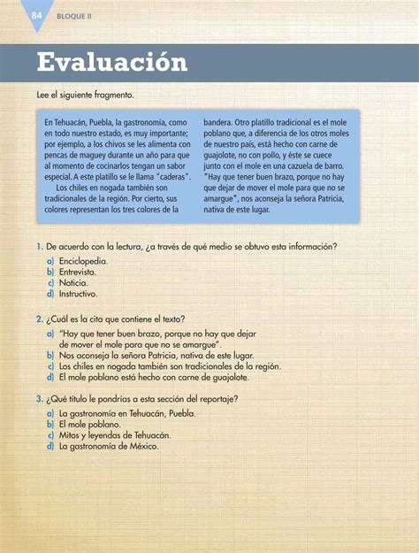 Desafíos matemáticos sexto grado contestado. Español Sexto grado 2016-2017 - Online - Libros de Texto Online