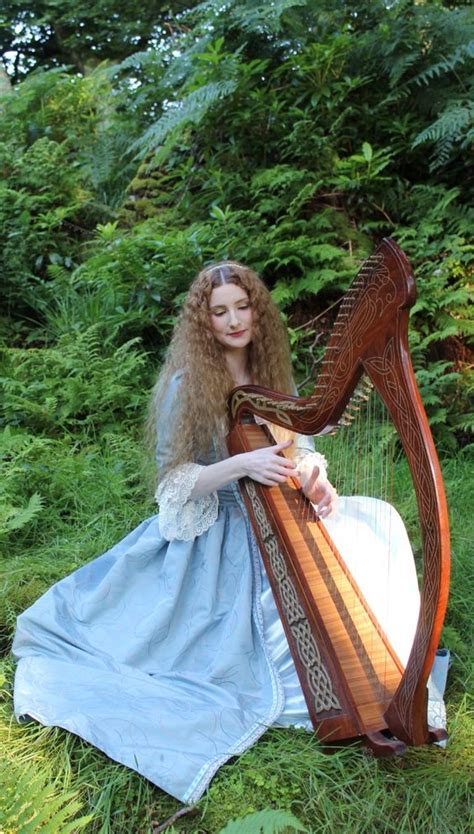 Celtic Harp Spiritual Music Fairytale Fashion Fairytale Photography