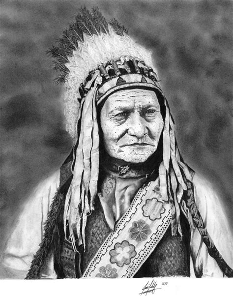 Indian Chief Drawing By James Schultz Fine Art America