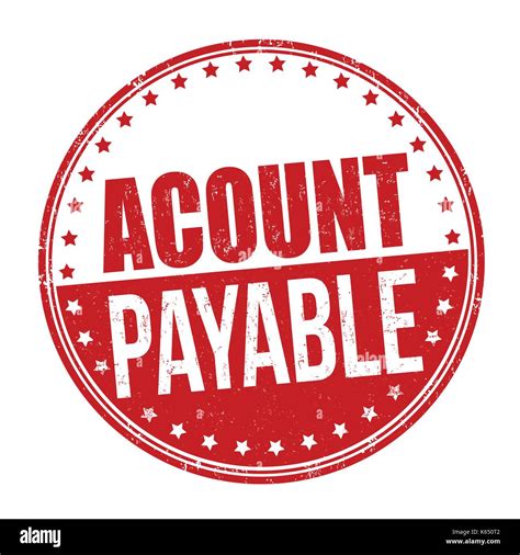 Account Payable Sign Or Stamp On White Background Vector Illustration