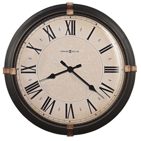 Howard Miller Oversized 24 Atwater Wall Clock And Reviews Wayfair