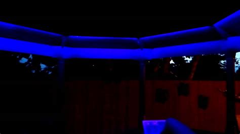 With a practical switch, the brightness of the light can be adjusted, depending on the needs and occasion. Rgb gazebo canopy led glow lights - YouTube