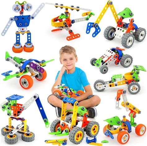 Insoon Building Toys 10 In 1 Stem Toys For Kids 167 Pcs Engineering