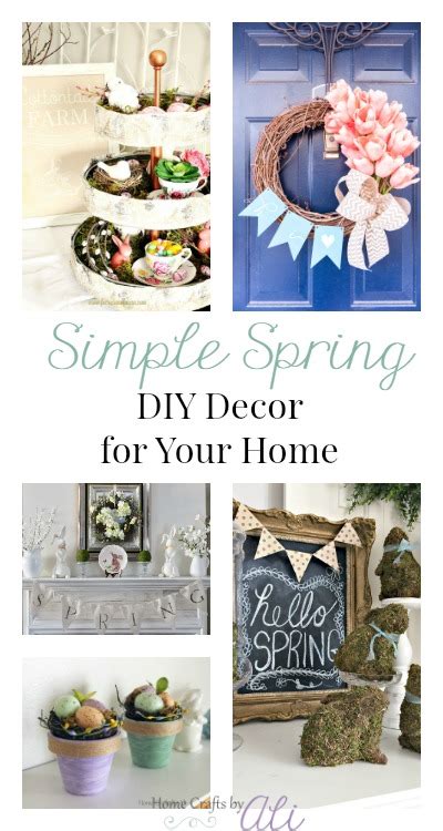 Simple Spring DIY Decor For Your Home - Home Crafts by Ali