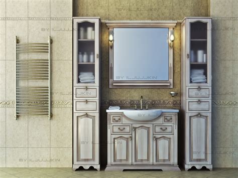 Set Classical Furniture Bathroom 3d Max