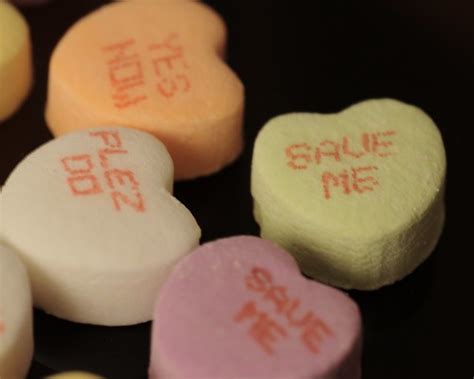 Off Brand Conversation Hearts As Far As Crappy Valentine C Flickr
