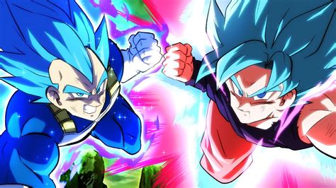Legendary Super Saiyan Kaioken Royal Blue Evolution Goku And Vegeta Youtube