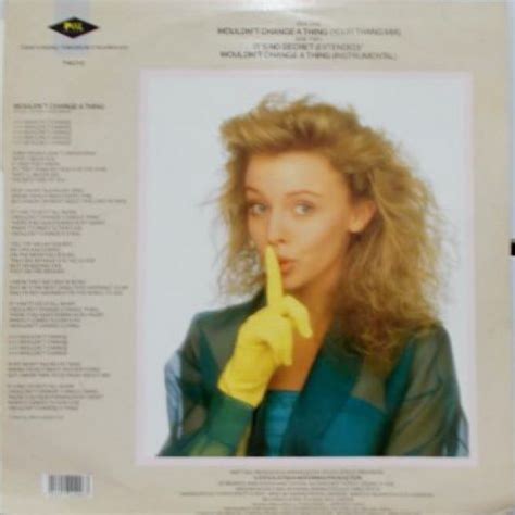 Kylie Minogue Wouldnt Change A Thing 12 Inch Buy From Vinylnet