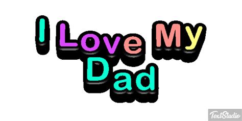 I Love My Dad Event Animated  Logo Designs