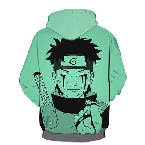 Naruto Shippuden Hoodie Obito Uchiha Green Pastel Zip Up Hoodie Jack