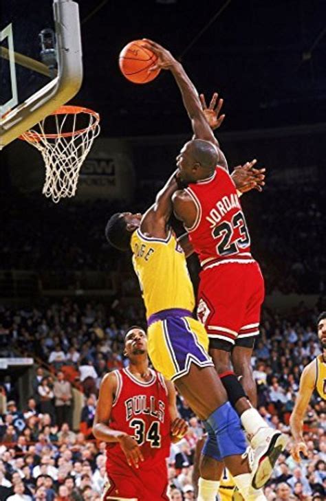 Poster Michael Jordan Kobe Bryant 1998 Action Affiche 15 X 23 Pouces