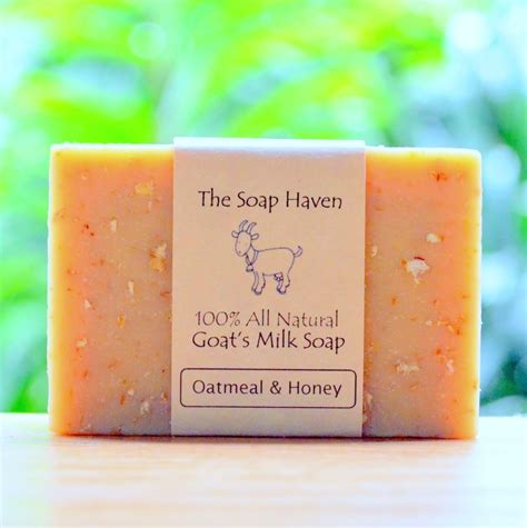 Oatmeal Honey Goat Milk Soap For Eczema Psoriasis And Sensitive Skin