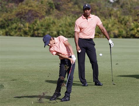 Tiger Woods And Son Charlie Shoot Bogey Free 62 At PNC Championship
