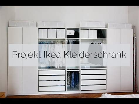 Vereinbare gleich einen kostenlosen planungstermin mit ikea experten. Projekt IKEA Kleiderschrank - YouTube