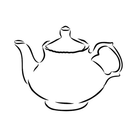 Premium Vector Hand Drawn Sketch Vector Teapot Hand Drawn Kettles Teapots