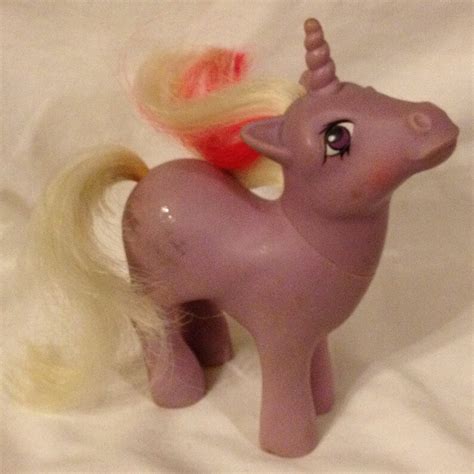 Vintage G1 My Little Pony Powder Unicorn Pony 1984 Etsy