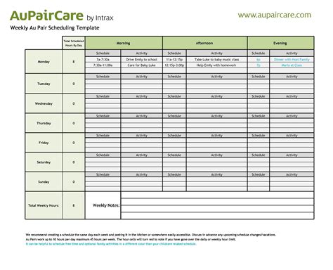 Hourly Template Excel Templates