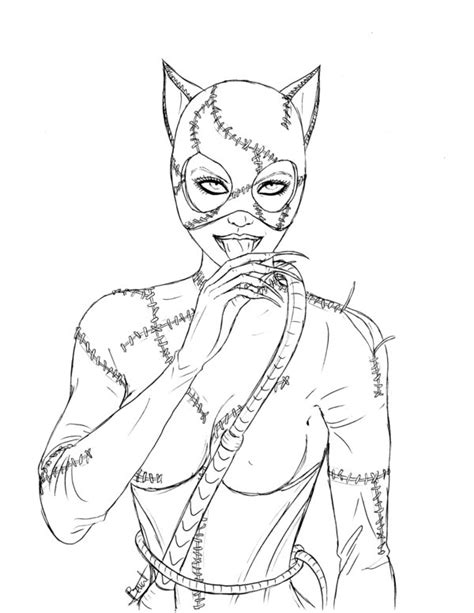 Dibujos de Gatubela o Catwoman para colorear Colorear imágenes