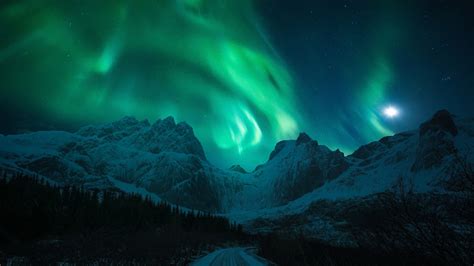 Aurora Borealis Northern Light Lake 4k Wallpaper Photos