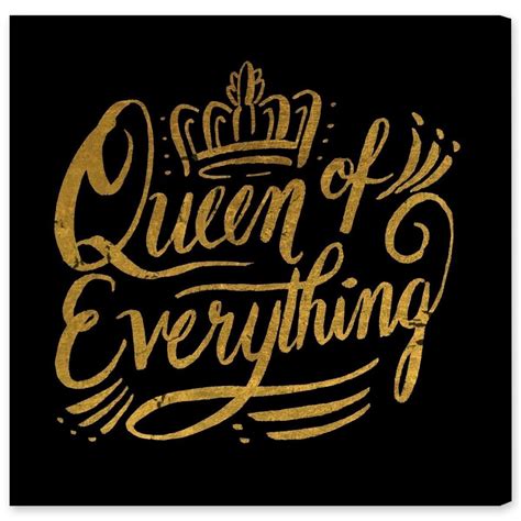 Oliver Gal Artist Co Queen Of Everything Canvas Art Wall Art Canvas Prints Canvas Frame Fine