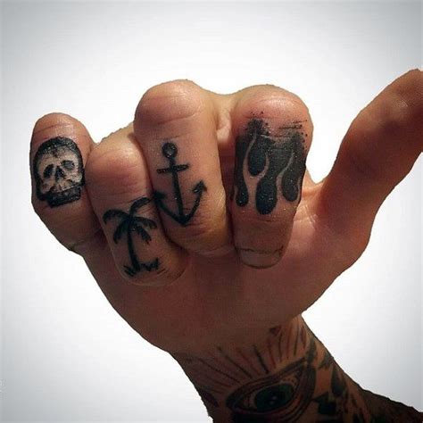 Small tattoos black realistic temporary tattoos for women men adults waterproof tiny fake tattoos body stickers word cross anchor flower temp tattoo paper finger neck wrist ankle tattoo (40 sheets) 40 count (pack of 1) The 25+ best Anchor finger tattoos ideas on Pinterest ...