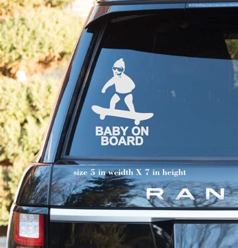 Baby On Board Decal Custom Car Sticker Automotive Design Car Etsy