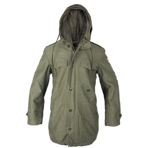 German Olive Lined Parka Used Army And Outdoors