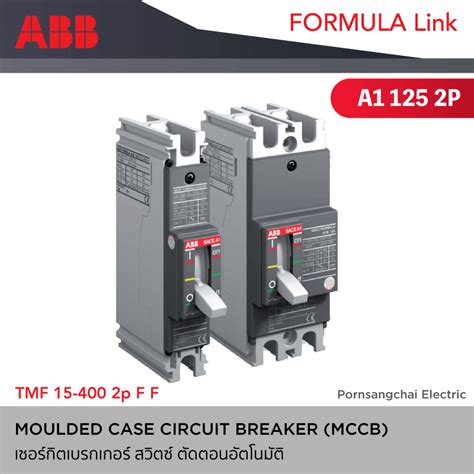 Schneider Circuit Breaker MCCB Formula Series A1N 125 TMF 15 400 2p F F