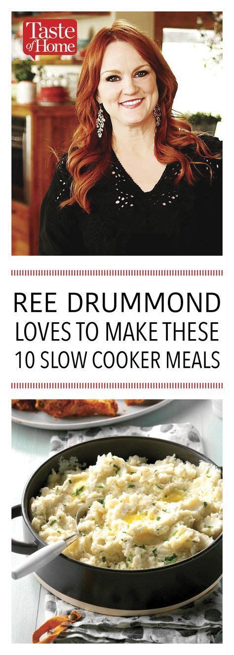 ree drummond loves to make these 10 slow cooker meals crockpot recipes slow cooker pioneer
